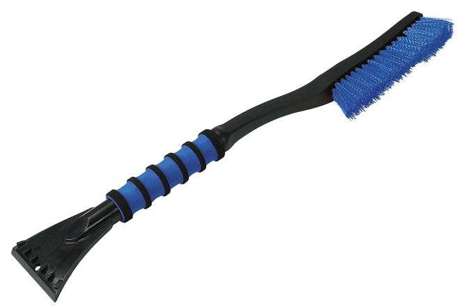 3 Parts Detachable Oasser 35.4” Snow Brush Extendable with Ergonomic Ice Scraper and Foam Grip for Cars