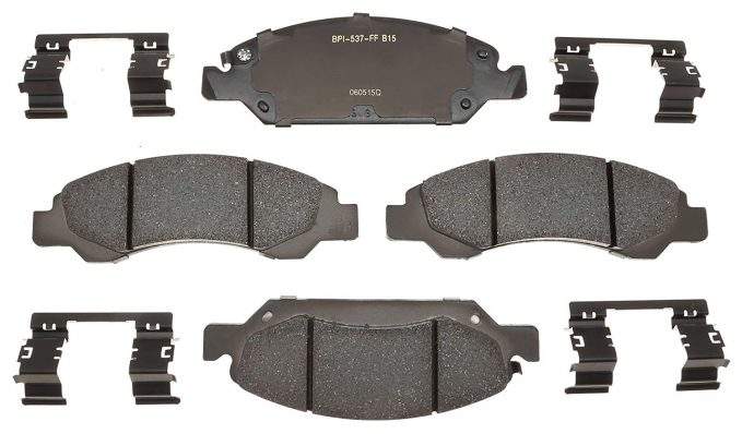 Disc Brake Pad Set-Ceramic Disc Brake Pad Front ACDelco Pro Brakes 17D1367ACH 