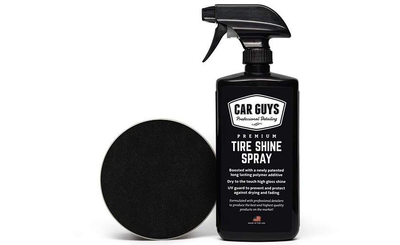 car guys tire shine spray