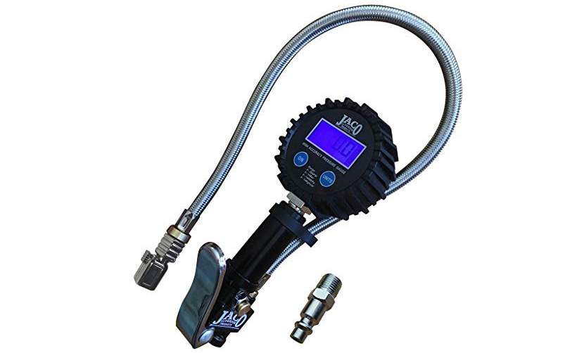 tire pump with gauge