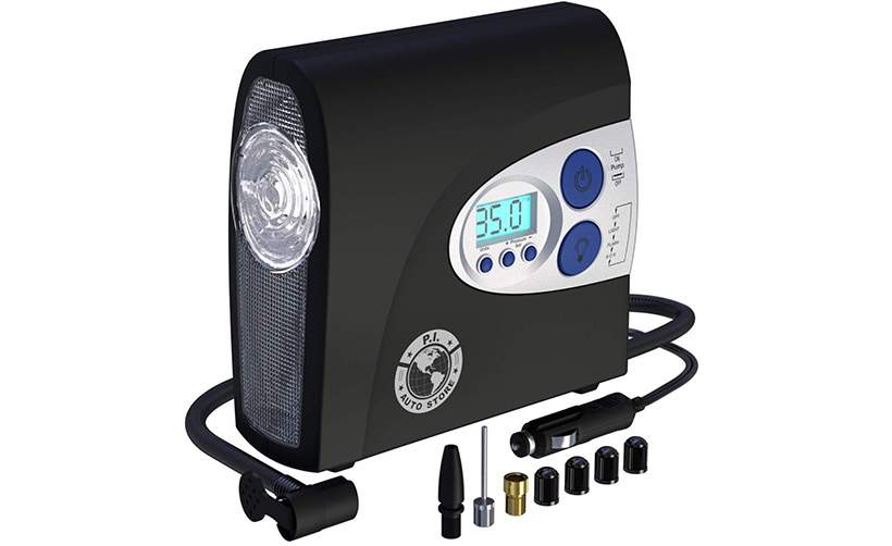 p.i. auto store premium air compressor/tire inflator