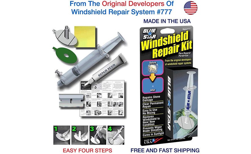 blue star do it yourself windshield repair kit